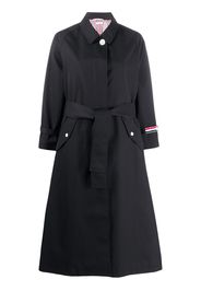 belted midi trench coat