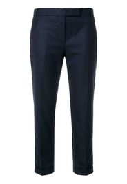 NAVY SUPER 120's TWILL SKINNY TROUSER