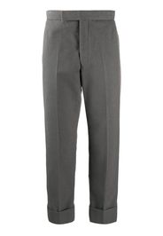 Thom Browne Pantaloni con righe laterali - Grigio