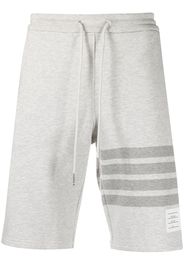 Thom Browne Shorts sportivi con dettaglio a 4 righe - Grigio