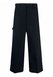 Thom Browne cropped straight-leg trousers - Blu