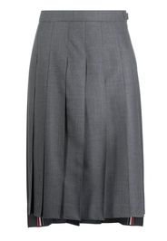 Thom Browne pleated midi skirt - Grigio