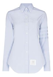 Thom Browne THOM TOP SHRT CN LS BU CLSSC 4 BAR PTCH - Blu