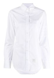 Thom Browne long-sleeve button-fastening shirt - Bianco