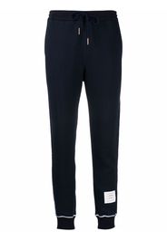 Thom Browne Pantaloni sportivi con dettaglio a contrasto - Blu