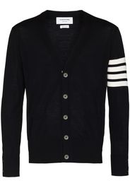 Thom Browne TB CLASSIC MERINO VNECK CARDI BLU