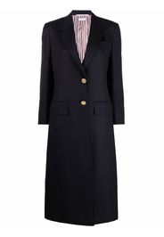 Thom Browne notched-lapel single-breasted coat - Blu