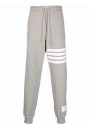 Thom Browne Pantaloni sportivi Ottoman con dettaglio a 4 righe - Grigio