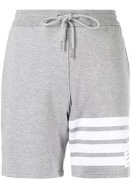 Thom Browne Shorts sportivi con dettaglio a 4 righe - Grigio