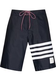 Thom Browne Shorts con dettaglio a 4 righe - Blu