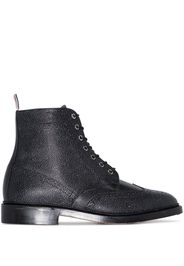 Thom Browne THOM BROWNE CLASSIC WINGTIP BLK BOOT - Nero