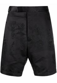 Thom Browne RWB stripe tailored shorts - Nero