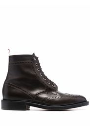 Thom Browne Stivaletti Wingtip con suola Goodyear - Marrone