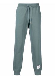 Thom Browne Pantaloni sportivi con applicazione - Blu