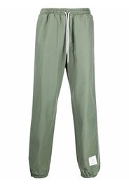 Thom Browne logo-patch track pants - Verde