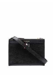 Thom Browne Borsa a tracolla con dettaglio RWB - Nero