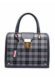 Thom Browne Borsa Mrs. Thom tartan - Grigio