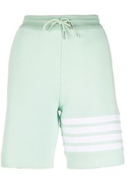 Thom Browne Shorts con dettaglio a righe - Verde