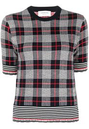 Thom Browne Top a quadri - Blu