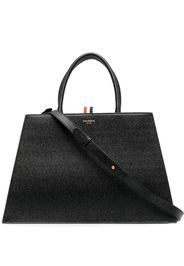 Thom Browne Borsa tote con stampa - Nero