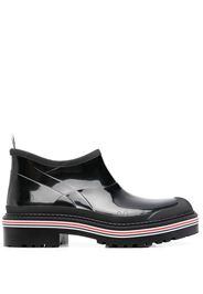 Thom Browne Stivaletti con dettaglio a righe - Nero