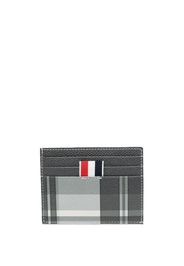 Thom Browne Portacarte a quadri - Nero