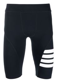 Thom Browne Shorts da ciclismo con righe - Blu