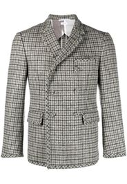 Thom Browne houndstooth double-breasted blazer - Grigio