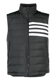 Thom Browne Gilet imbottito con dettaglio a righe - Grigio