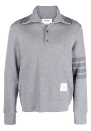 Thom Browne Maglione con dettagli a righe - Grigio