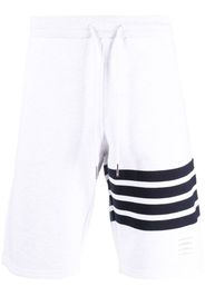 Thom Browne Bermuda con logo - Bianco