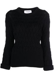 Thom Browne Maglione Crisscross - Nero