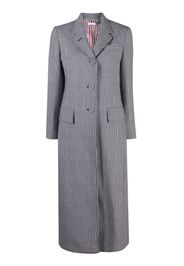 Thom Browne Cappotto monopetto a quadri - Nero