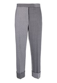 Thom Browne Pantaloni sartoriali con design patchwork - Bianco