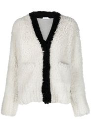 Thom Browne Cardigan con scollo a V - Bianco