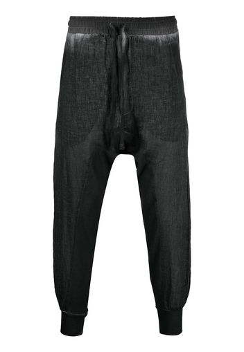 Thom Krom Pantaloni con effetto vissuto - Nero