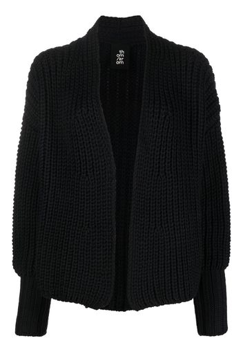 Thom Krom chunky knitted cardigan - Nero