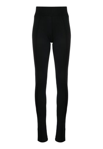 Thom Krom exposed-seam detail trousers - Nero