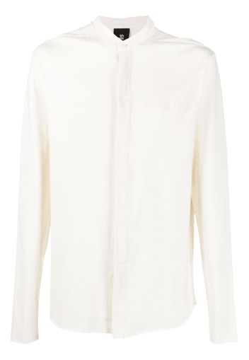 Thom Krom band-collar button-up shirt - Bianco