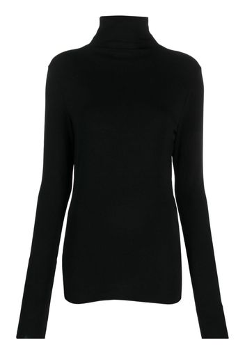 Thom Krom slim-cut roll-neck top - Nero