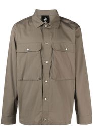 Thom Krom long-sleeved press-stud shirt - Grigio