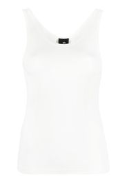 Thom Krom scoop- neck sleeveless top - Bianco