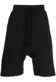 Thom Krom elasticated-waist drop-crotch shorts - Nero