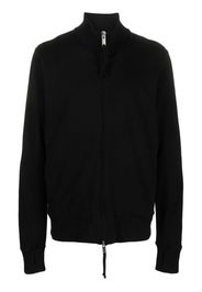 Thom Krom thumb-slot zip-up sweatshirt - Nero