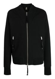 Thom Krom band-collar zip-up bomber jacket - Nero