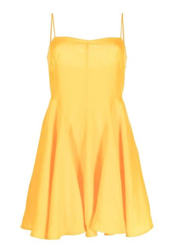 Three Graces linen skater dress - Giallo