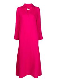 Three Graces Veronica long-sleeve maxi dress - Rosa