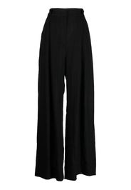 Three Graces Molly high-waist palazzo trousers - Nero