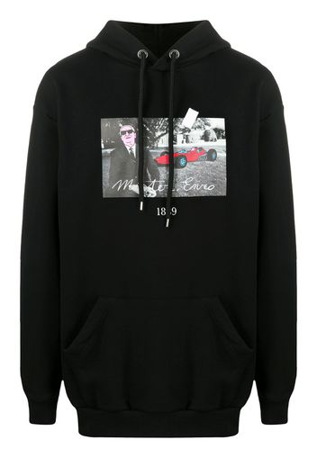 'Mister Enzo' graphic hoodie