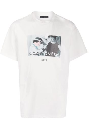 T-shirt squadrata Coco Queen